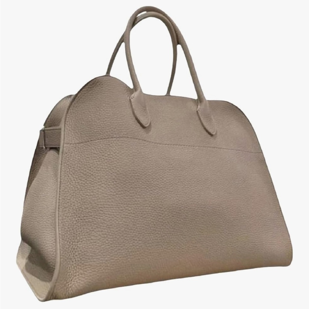 NWT Large Leather Luxe Tote Bag